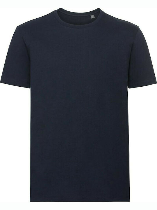 Russell Europe Ανδρικό Διαφημιστικό T-shirt Κοντομάνικο σε Navy Μπλε Χρώμα