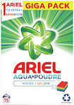 Ariel Απορρυπαντικό σε Σκόνη για Λευκά & Χρωματιστά Ρούχα 75 Μεζούρες