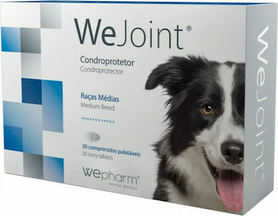 Wepharm WeJoint Medium Breed Nahrungsergänzungsmittel für Hunde in Tablettenform 30 Registerkarten für Gelenke WE-0003