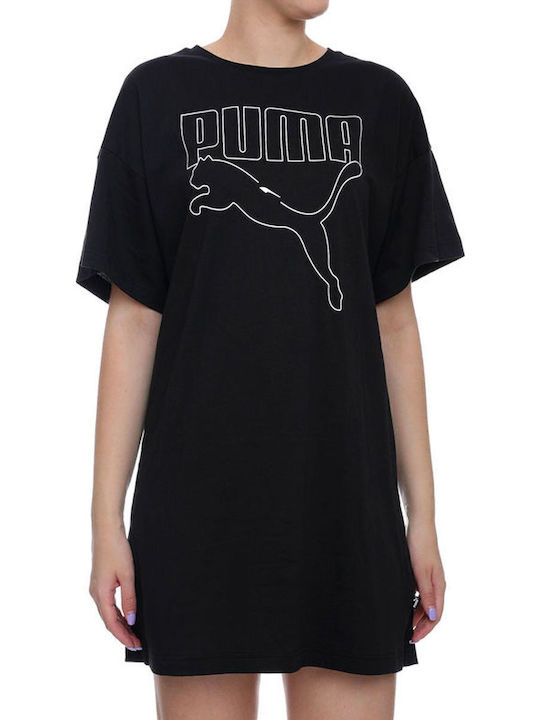 PUMA Rebel Damenkleid Sportlich Schwarz