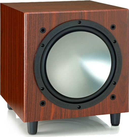 Monitor Audio Bronze W10 Aktiv Subwoofer mit Lautsprecher 10" 220W Braun