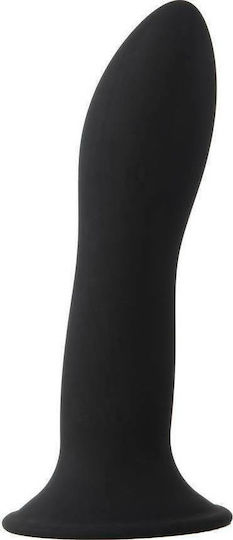 Dream Toys Solid Love Premium Dildo with Suction Cup Glass Dildo With Suction Cup Black 13cm