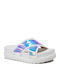 Women's Flat Sandals Flatforms in White Color