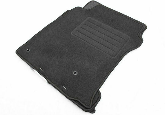 Petex Set of Front and Rear Mats 4pcs for Toyota Land Cruiser 2003-2009 Black