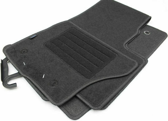 Petex Σετ Μπροστινά και Πίσω Πατάκια 4τμχ για Land Rover Discovery 2017+ Μαύρα