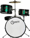 Granite 1042 Junior Drums Green