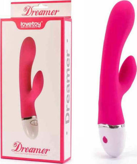 Lovetoy Dreamer Δονητής Rabbit 21.5cm Rose Red