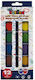 The Littlies Set of Watercolours Multicolored with Brush 12pcs