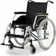 Meyra Eurochair 1.750 Αναπηρικό Αμαξίδιο 24" Ελαφρού Τύπου 40cm 1.750 Ασημί
