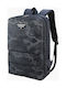 Aeronautica Militare AM-363 Men's Backpack with USB Port Black 16.7lt