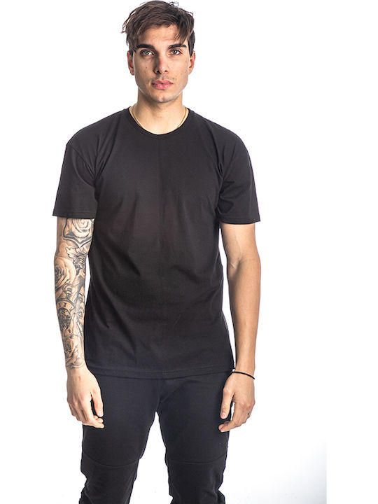 Paco & Co Herren T-Shirt Kurzarm Schwarz