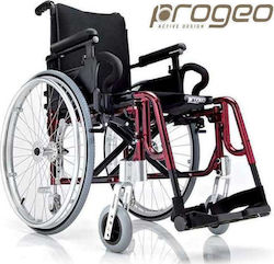 Progeo Basic Light Wheelchair Folding Light Type 45cm Red