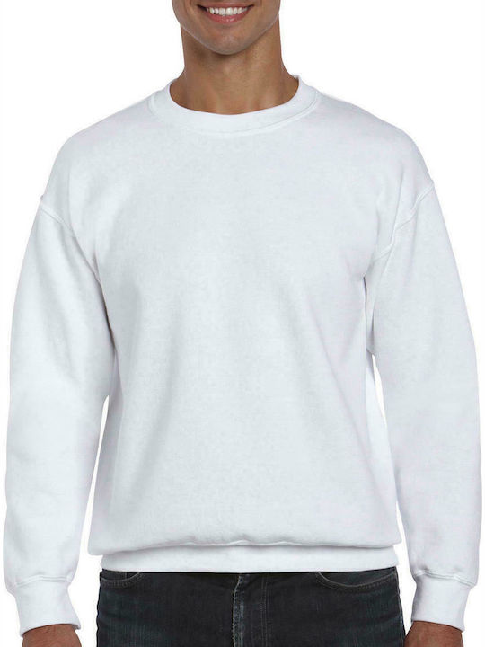 Gildan DryBlend Men's Long Sleeve Promotional Sweatshirt White 12000-030