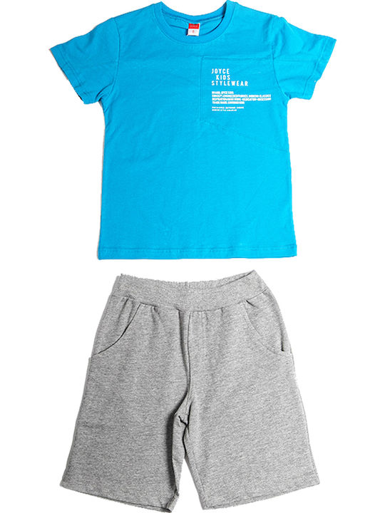 Joyce Kids Set with Shorts Summer 2pcs Blue