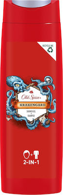 Old Spice Krakengard Αφρόλουτρο σε Gel για Άνδρες για Σώμα & Μαλλιά 400ml