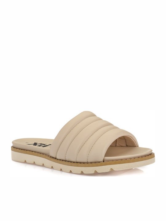 Xti Women's Flat Sandals Anatomic In Beige Colour