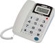 Leboss L-15 Office Corded Phone for Seniors White
