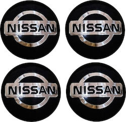 Carman Αυτοκόλλητα Σήματα Αλουμινίου Nissan 5.7cm για Ζάντες Αυτοκινήτου 4τμχ Carman Αυτοκόλλητα Σήματα Αλουμινίου Nissan 5.7cm για Ζάντες Αυτοκινήτου 4τμχ