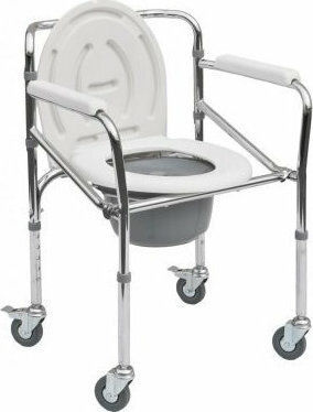 E-orthopedics Scaun De Toaletă Mobil Pentru Baie Pliabil Scaun De Toaletă 696