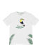 Kinder-T-Shirt Weiß Tropical Green Camp