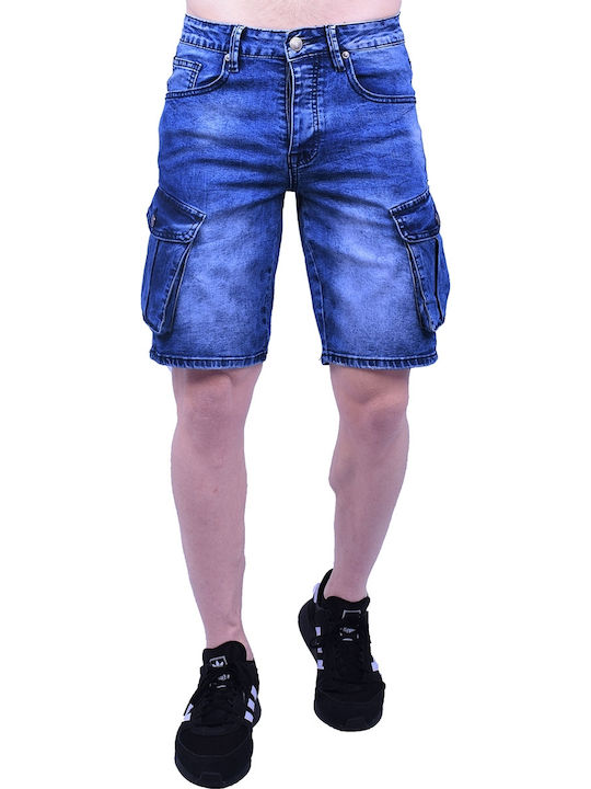 Cargo-Shorts mit Jean-Denim-Jeans mit Untucking