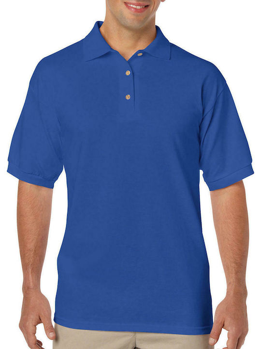 Gildan Men's Short Sleeve Promotional Blouse Blue