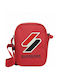 Superdry Sportstyle Side Ανδρική Τσάντα Ώμου / Χιαστί σε Κόκκινο χρώμα