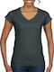 Gildan Women's Short Sleeve Promotional T-Shirt Dark Heather