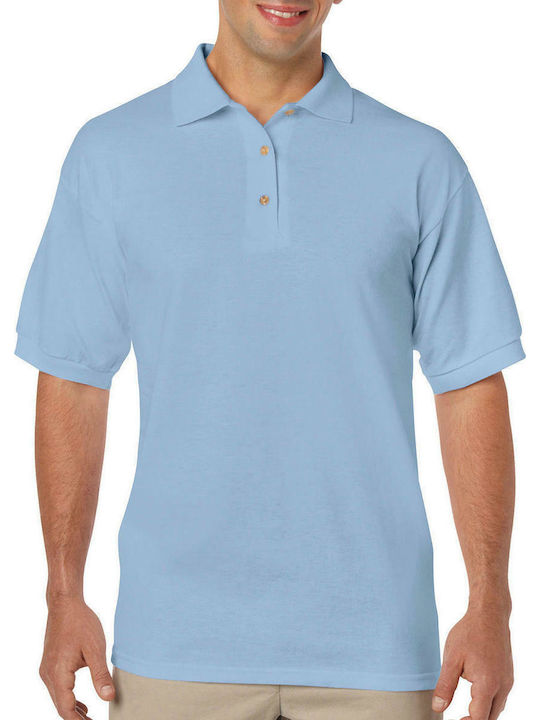 Gildan Men's Short Sleeve Promotional Blouse Light Blue