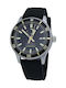 Orient Star Ανδρικό Ρολόι 44mm Αυτόματο με Μαύρο Καουτσούκ Λουράκι