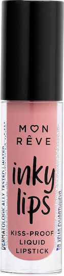 Mon Reve Inky Lips Kiss Proof Liquid Lipstick Matte 01 4ml