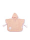 Funna Baby Hooded Baby Poncho Vip Pink