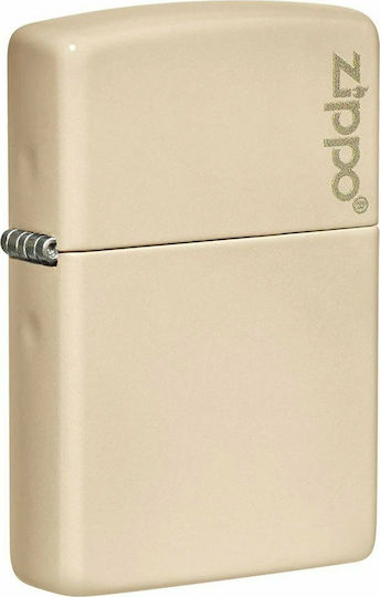 Zippo Ангажимент Пламък Ветроустойчив Flat Sand с лого