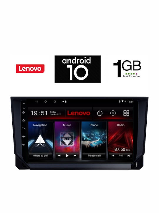 Lenovo IQ-AN X5901 Ηχοσύστημα Αυτοκινήτου για Seat Arona (Bluetooth/USB/AUX/WiFi/GPS) με Οθόνη Αφής 9"