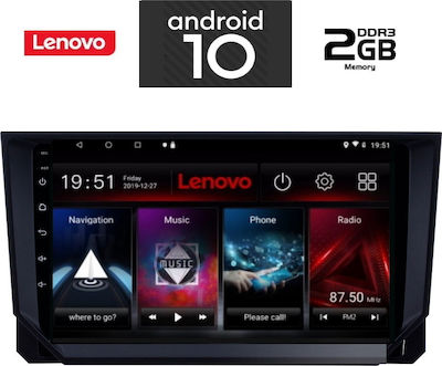 Lenovo Car-Audiosystem für Seat Ibiza 2018> (Bluetooth/USB/AUX/WiFi/GPS) mit Touchscreen 9" IQ-AN X6901_GPS