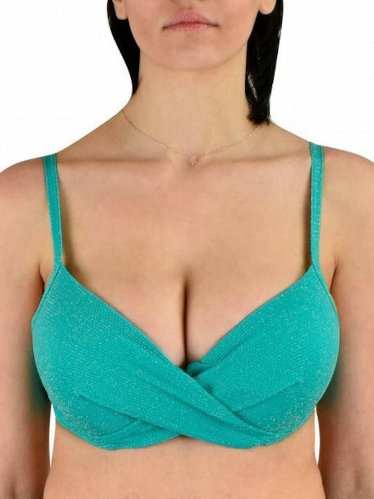 Bluepoint Bikini Σουτιέν D Cup Τιρκουάζ