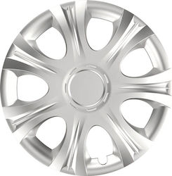 Auto Gs Car Hubcap Set Impulse 113529 13" 1pc Silver