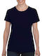 Gildan Women's Short Sleeve Promotional T-Shirt Navy Blue