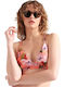 Superdry Triangle Bikini Top Surf with Adjustable Straps Multicolour Floral