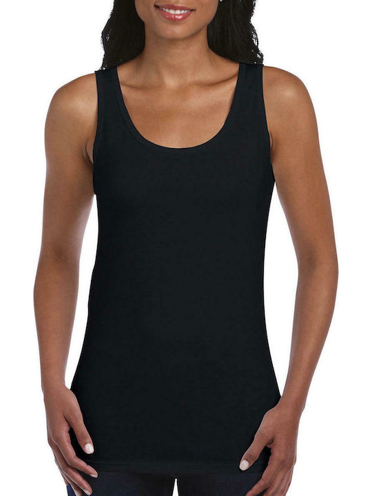 Gildan Women's Sleeveless Promotional Blouse Black 64200L-036