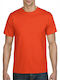 Gildan Werbe-T-Shirt in Orange Farbe