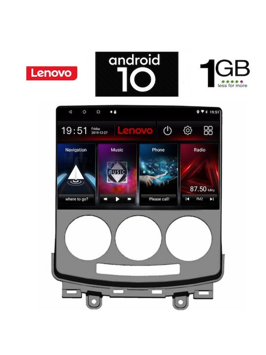 Lenovo IQ-AN X5834 Ηχοσύστημα Αυτοκινήτου για Mazda 5 2004-2010 (Bluetooth/USB/AUX/WiFi/GPS) με Οθόνη Αφής 9"