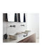 Fossil Gaia Countertop Sink marble 60x38x14cm White