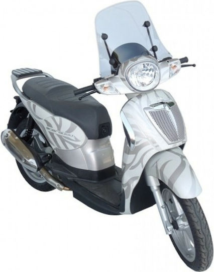 Fabbri Motorcycle Windshield & Windscreen Transparent Visor for Aprilia Scarabeo 2468-LD