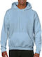 Gildan Men's Long Sleeve Promotional Sweatshirt Light Blue 18500-069