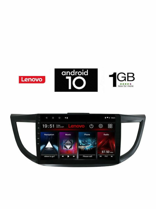 Lenovo Car-Audiosystem für Honda CR-V (Compact Recreational Vehicle) (Bluetooth/USB/AUX/WiFi/GPS) mit Touchscreen 10.1" IQ-AN X5778_GPS