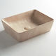 Fossil Jade Vessel Sink marble 50x38x14cm Beige