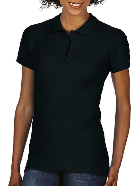 Gildan Women's Short Sleeve Promotional Blouse Black