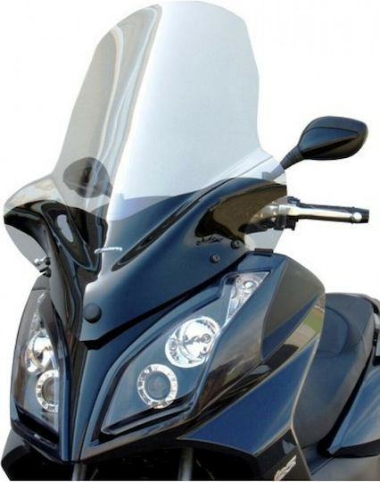 Fabbri Motorcycle Windshield & Windscreen Transparent Visor for Kymco Downtown 125i 2670-E-X