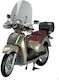 Fabbri Ζελατίνα για Aprilia Scarabeo 125/150 1999-2007 Top Alto 720x570mm 1705/A
